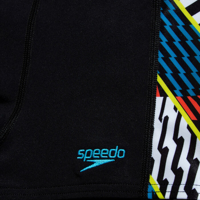Speedo Kids' Digital Panel Swimming Shorts Black image number 2
