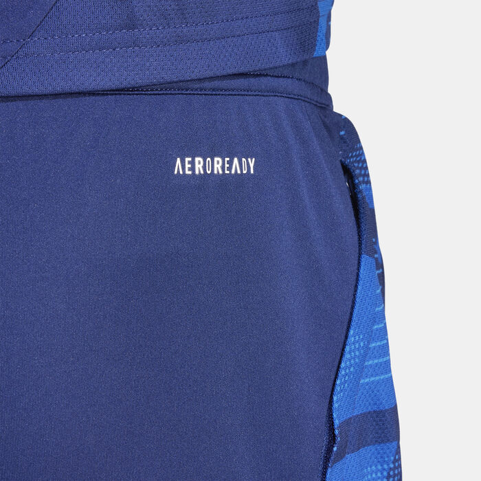 adidas Men's Italy Tiro Competition Training Football Shorts - 2024 Blue adidas Men's Italy Tiro Competition Training Football Shorts - 2024 Blue image number 4