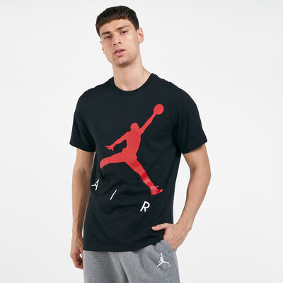 Jordan Men's Jumpman Air T-Shirt Black Jordan Men's Jumpman Air T-Shirt Black