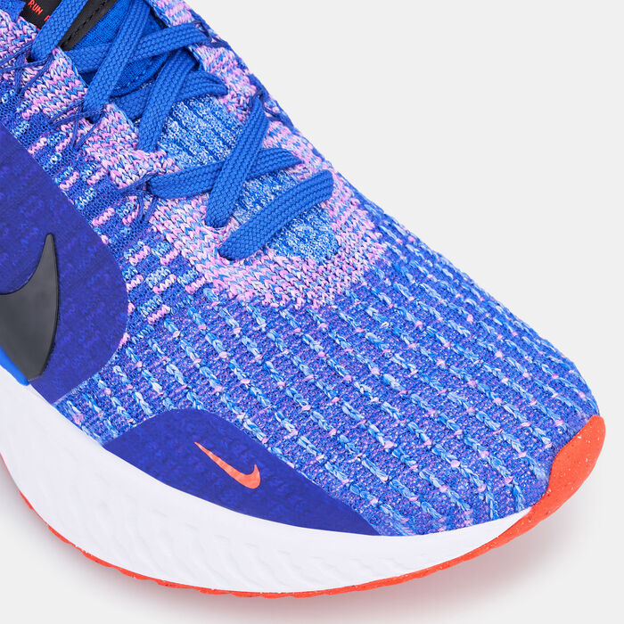 Nike Women's Infinity React 3 Road Running Shoe Blue Nike Women's Infinity React 3 Road Running Shoe Blue image number 4