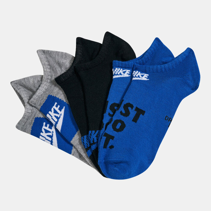Nike Kids' Everyday Lightweight No-Show Socks - 3 Pack (Older Kids) Multi Nike Kids' Everyday Lightweight No-Show Socks - 3 Pack (Older Kids) Multi image number 0