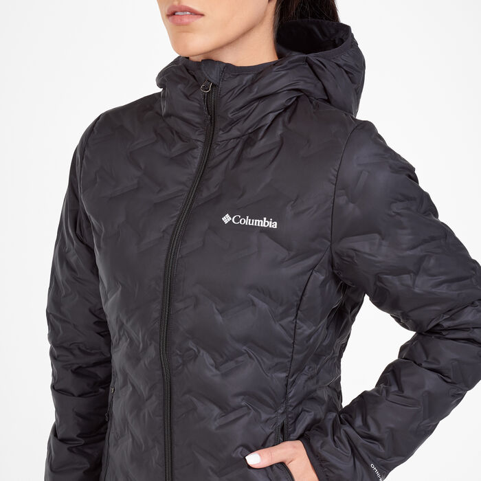 Columbia Women's Delta Ridge™ Down Hooded Jacket Black Columbia Women's Delta Ridge™ Down Hooded Jacket Black image number 3