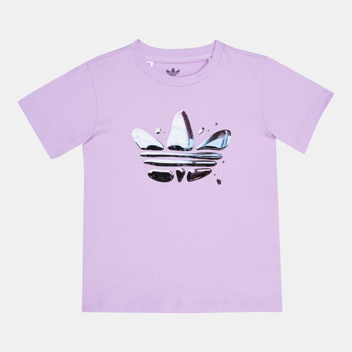 adidas Originals Kids' Graphic Logo T-Shirt Pink adidas Originals Kids' Graphic Logo T-Shirt Pink image number 0