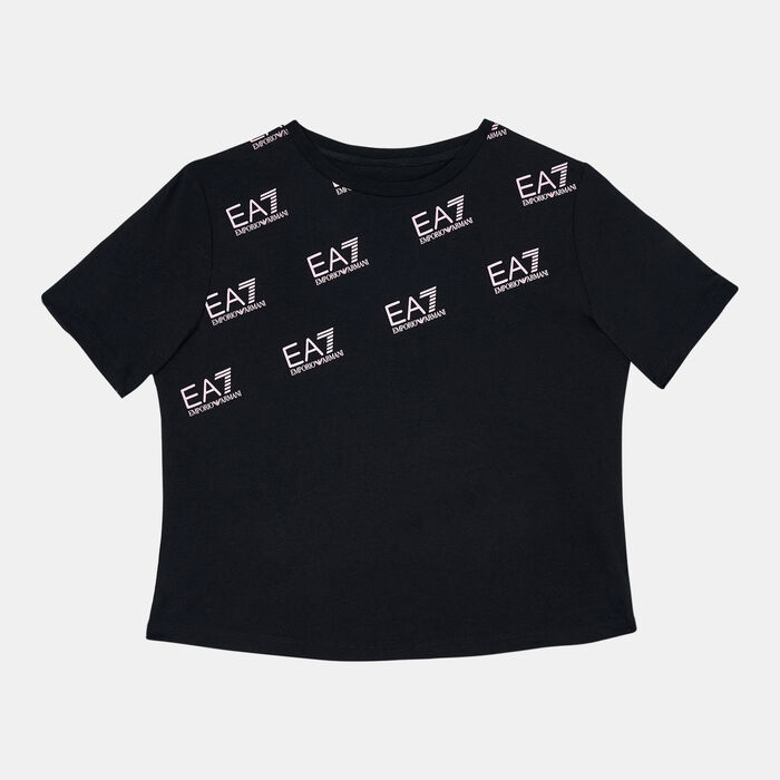 EA7 Emporio Armani Kids' Training T-Shirt Black EA7 Emporio Armani Kids' Training T-Shirt Black image number 0