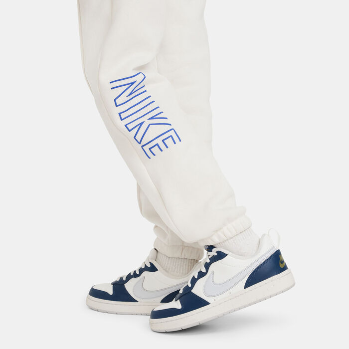 Nike Kids' Sportswear Fleece Pants (Older Kids) White image number 4