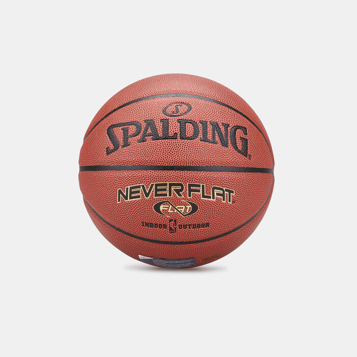Spalding NeverFlat Composite Basketball (Size 7) Brown Spalding NeverFlat Composite Basketball (Size 7) Brown image number 1