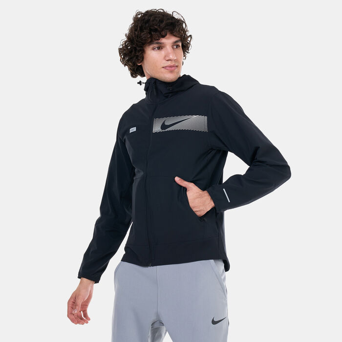 Nike Men's Unlimited Repel Hooded Jacket Black Nike Men's Unlimited Repel Hooded Jacket Black image number 0