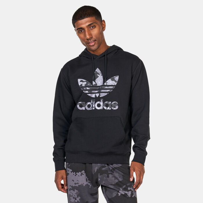 adidas Originals Men's Graphic Camo Infill Hoodie Black adidas Originals Men's Graphic Camo Infill Hoodie Black image number 0