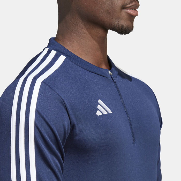 adidas Men's Tiro 23 Club Training Football Top Blue adidas Men's Tiro 23 Club Training Football Top Blue image number 3