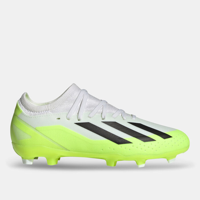 adidas Kids' X Crazyfast Injection.3 Firm Ground Football Shoes Green image number 0