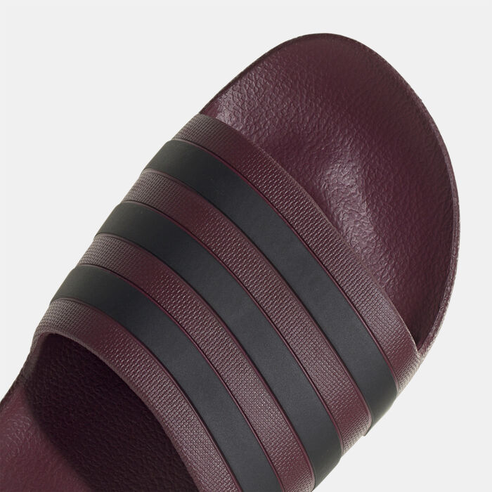 adidas Adilette Aqua Slides Red adidas Adilette Aqua Slides Red image number 4