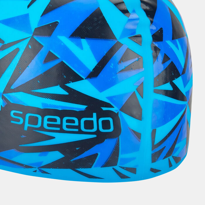 Speedo Kids' Boom Silicone Swimming Cap Multi Speedo Kids' Boom Silicone Swimming Cap Multi image number 2