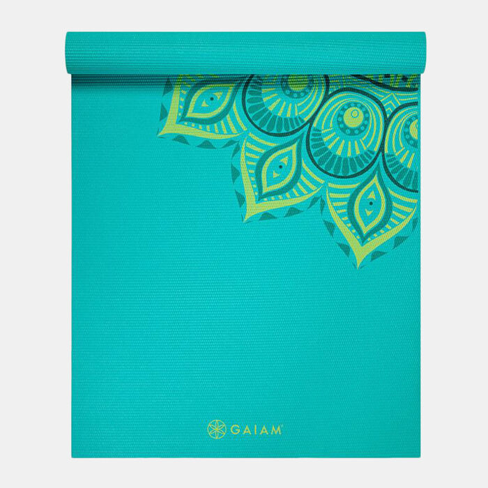 Gaiam Premium Capri Yoga Mat (6mm) Blue Gaiam Premium Capri Yoga Mat (6mm) Blue image number 0