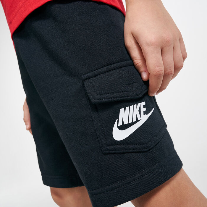 Nike Kids' Futura T-Shirt and Cargo Shorts Set (Younger Kids) Black Nike Kids' Futura T-Shirt and Cargo Shorts Set (Younger Kids) Black image number 3