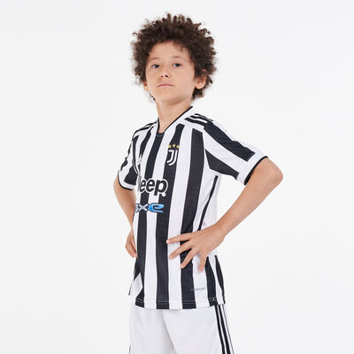 adidas Kids' Juventus Home Jersey - 2021/22 White