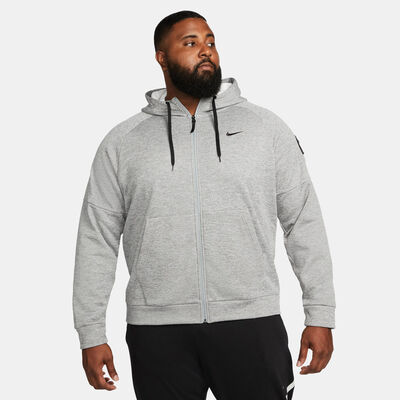 Nike Men's Therma-FIT Training Hoodie Grey Nike Men's Therma-FIT Training Hoodie Grey