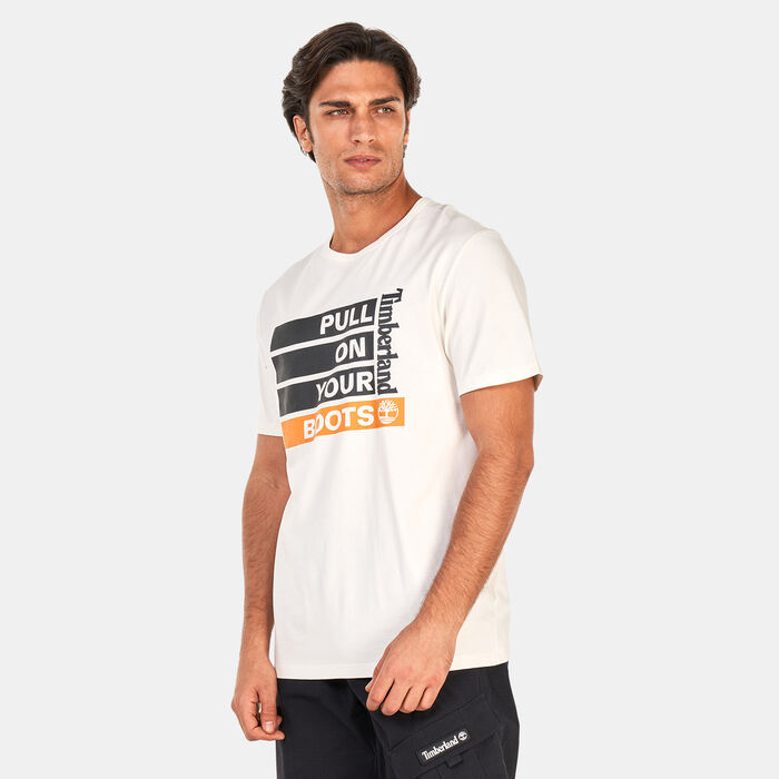 Timberland Men's Earth Day EK+ T-Shirt White Timberland Men's Earth Day EK+ T-Shirt White image number 0