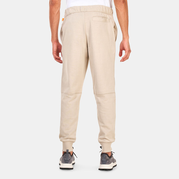 Timberland Men's Heavyweight Mixed Media Sweatpants Grey Timberland Men's Heavyweight Mixed Media Sweatpants Grey image number 1