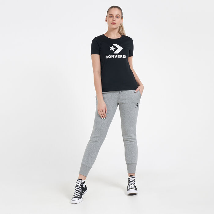 Converse Women's Star Chevron T-Shirt Black image number 2