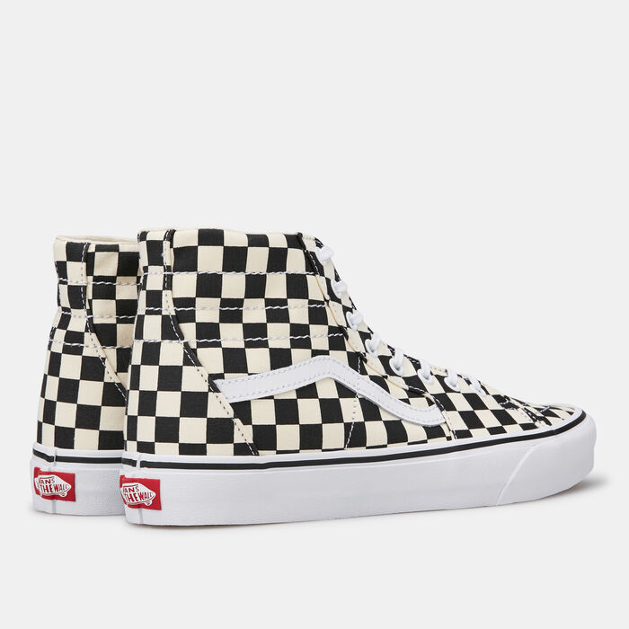 Vans Sk8-Hi Tapered Checkerboard Unisex Shoe Black image number 2