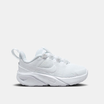 Nike Kids' Star Runner 4 Shoe (Baby And Toddler) White Nike Kids' Star Runner 4 Shoe (Baby And Toddler) White