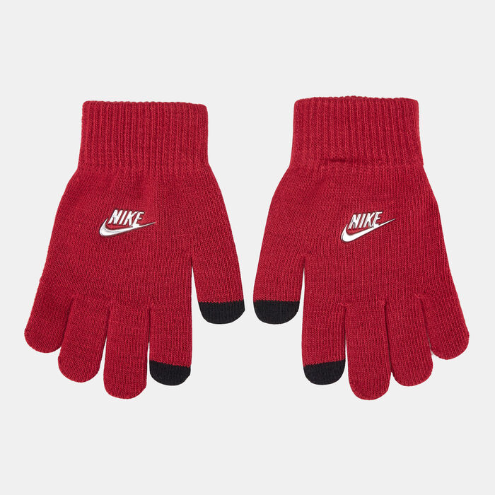 Nike Kids' Futura Beanie And Gloves Set Red Nike Kids' Futura Beanie And Gloves Set Red image number 2