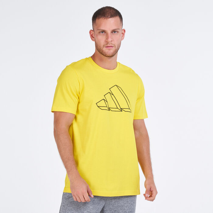 adidas Men's Sportswear Graphic T-Shirt yellow image number 0