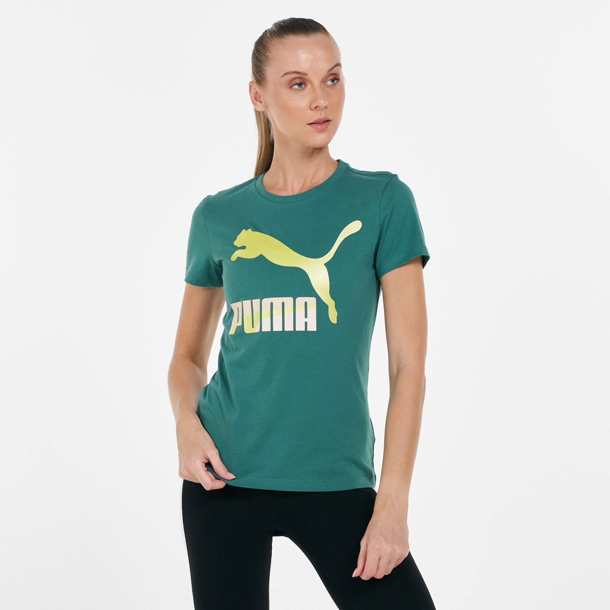 Puma classic logo t shirt 2025