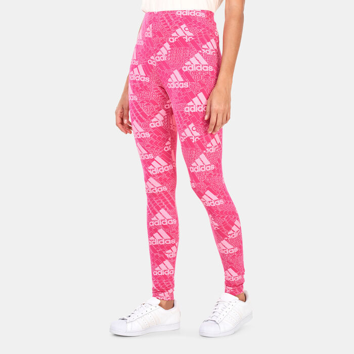 adidas Women's Essentials Leggings Pink adidas Women's Essentials Leggings Pink image number 0
