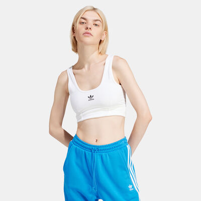 adidas Originals Women's Trefoil Tank Top White