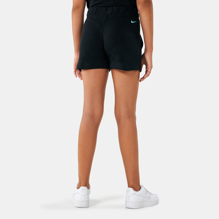 Nike Kids' Sportswear French Terry Shorts Black Nike Kids' Sportswear French Terry Shorts Black image number 1