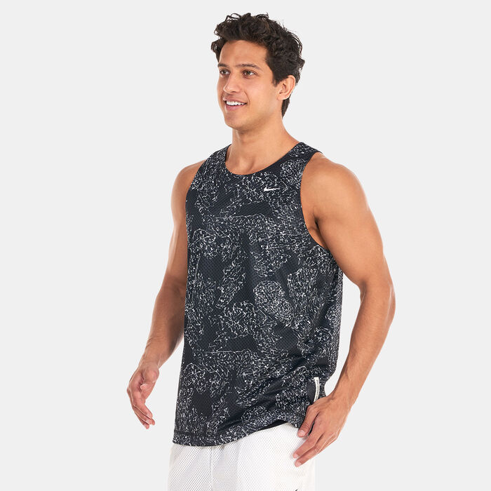 Nike Men's Dri-FIT Standard Issue Reversible Basketball Jersey Grey Nike Men's Dri-FIT Standard Issue Reversible Basketball Jersey Grey image number 0