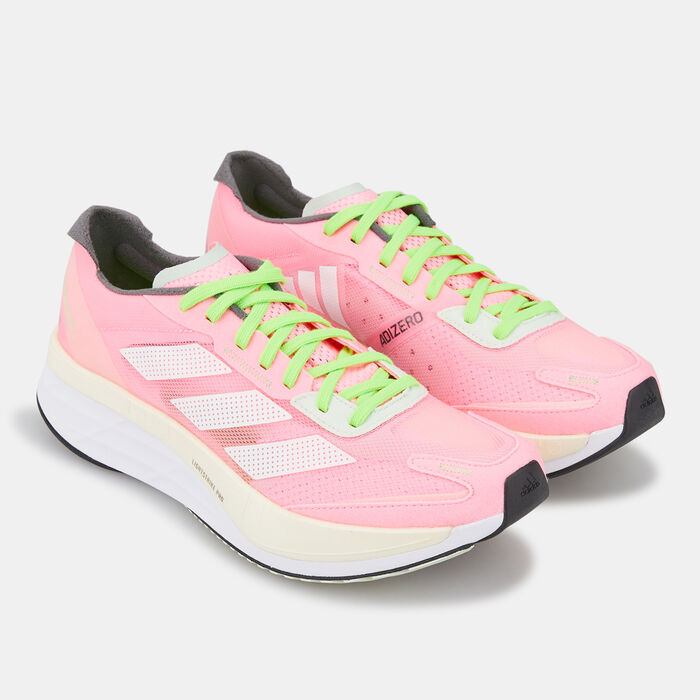 adidas Women's Adizero Boston 11 Running Shoe Pink image number 1