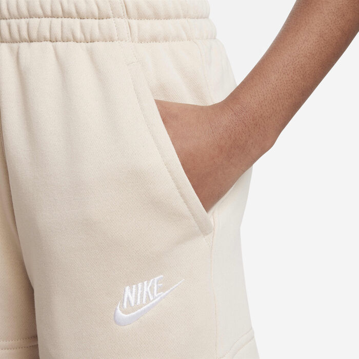 Nike Kids' Sportswear Club Fleece Shorts Beige Nike Kids' Sportswear Club Fleece Shorts Beige image number 3