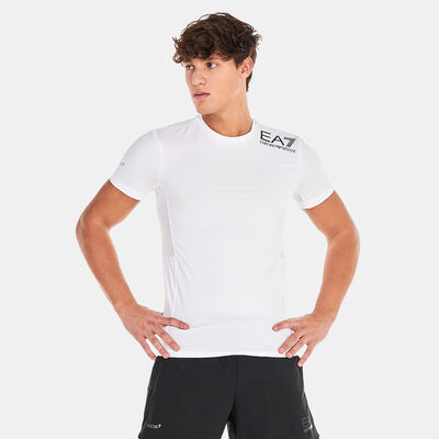 EA7 Emporio Armani Men's Vigor7 Training T-Shirt White EA7 Emporio Armani Men's Vigor7 Training T-Shirt White