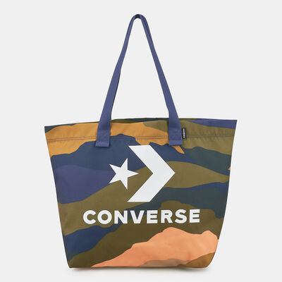 Converse Winterized Graphic Tote Bag Brown