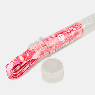 TUBELACES Flat Shoelaces (5 Pieces) Pink