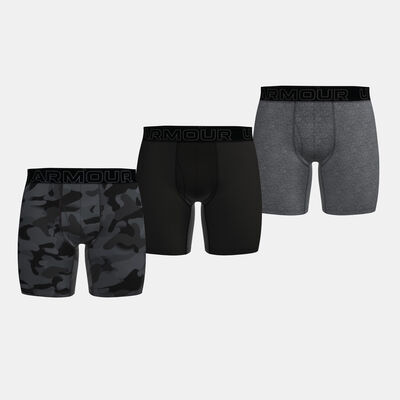 Under Armour Men's Performance Tech Boxerjock Boxers (3 Pack) Black