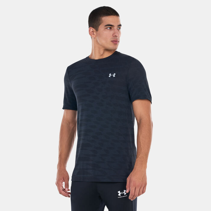 Under Armour Men's UA Seamless Novelty Training T-Shirt Black image number 0