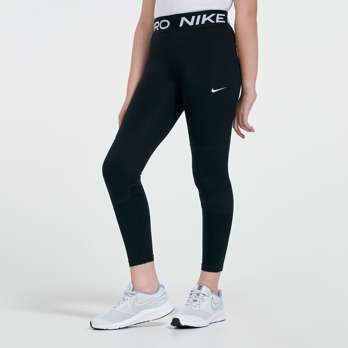 Nike Kids' Pro Dri-FIT Leggings Black Nike Kids' Pro Dri-FIT Leggings Black image number 1