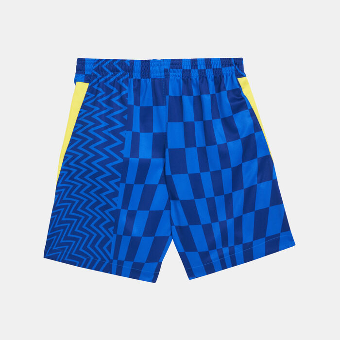 Nike Kids' Chelsea F.C. Stadium Home Football Shorts - 2021/22 Blue Nike Kids' Chelsea F.C. Stadium Home Football Shorts - 2021/22 Blue image number 1
