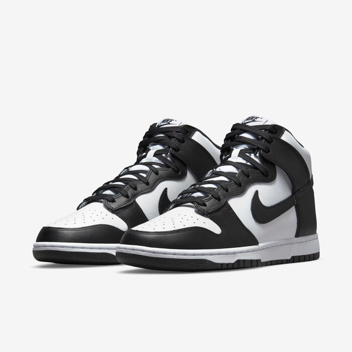 Nike Men's Dunk High Retro Shoes Black Nike Men's Dunk High Retro Shoes Black image number 4
