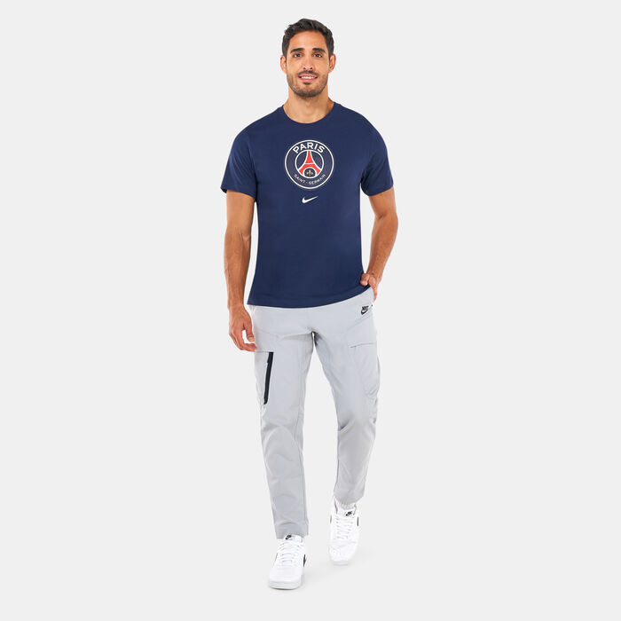 Nike Men's Paris Saint-Germain Crest Soccer T-Shirt Blue Nike Men's Paris Saint-Germain Crest Soccer T-Shirt Blue image number 2
