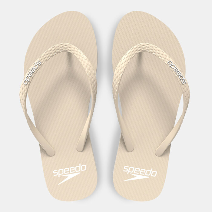 Speedo Women's Logo Flip Flops White image number 0