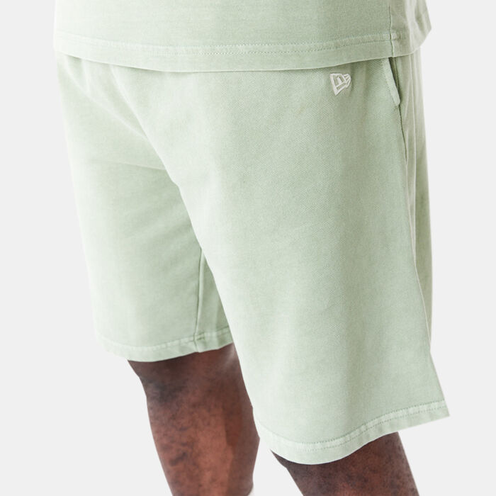 New Era Men's Washed Logo Shorts Green New Era Men's Washed Logo Shorts Green image number 3