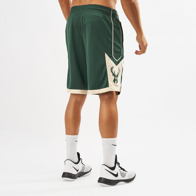 Nike NBA Milwaukee Bucks Road Swingman Shorts Green
