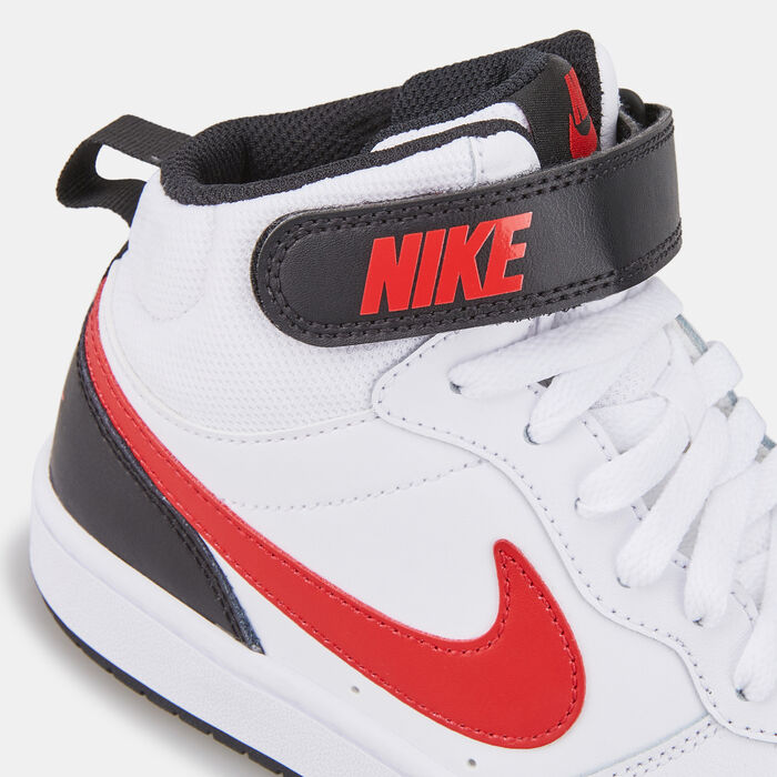 Nike Kids' Borough Mid 2 Court Shoe (Older Kids) White Nike Kids' Borough Mid 2 Court Shoe (Older Kids) White image number 4