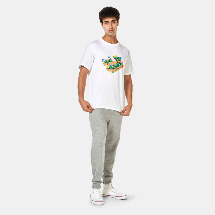 Converse Men's Star Chevron Herb Garden T-Shirt White Converse Men's Star Chevron Herb Garden T-Shirt White image number 2