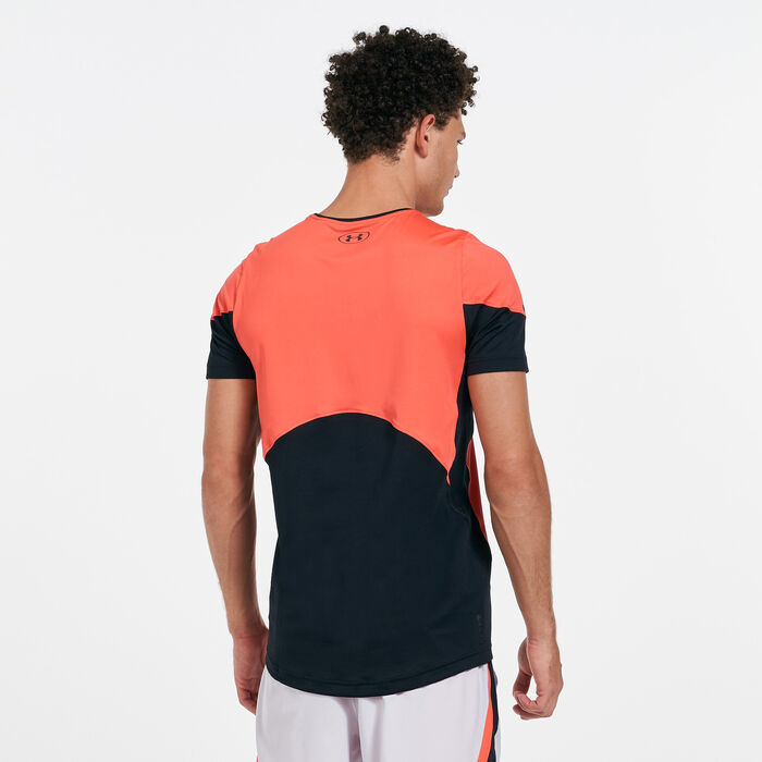 Under Armour Men's UA RUSH™ HeatGear® 2.0 T-Shirt Red Under Armour Men's UA RUSH™ HeatGear® 2.0 T-Shirt Red image number 1