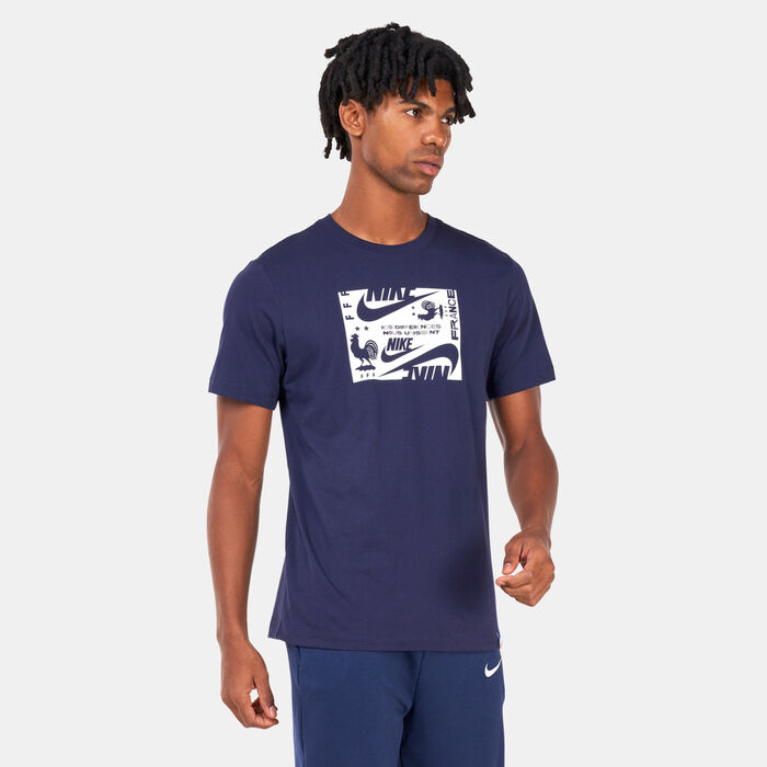 Nike Men's France Original T-Shirt Blue Nike Men's France Original T-Shirt Blue image number 0